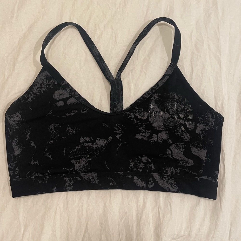 Gymshark KK Fit Sports Bra - Black Camo